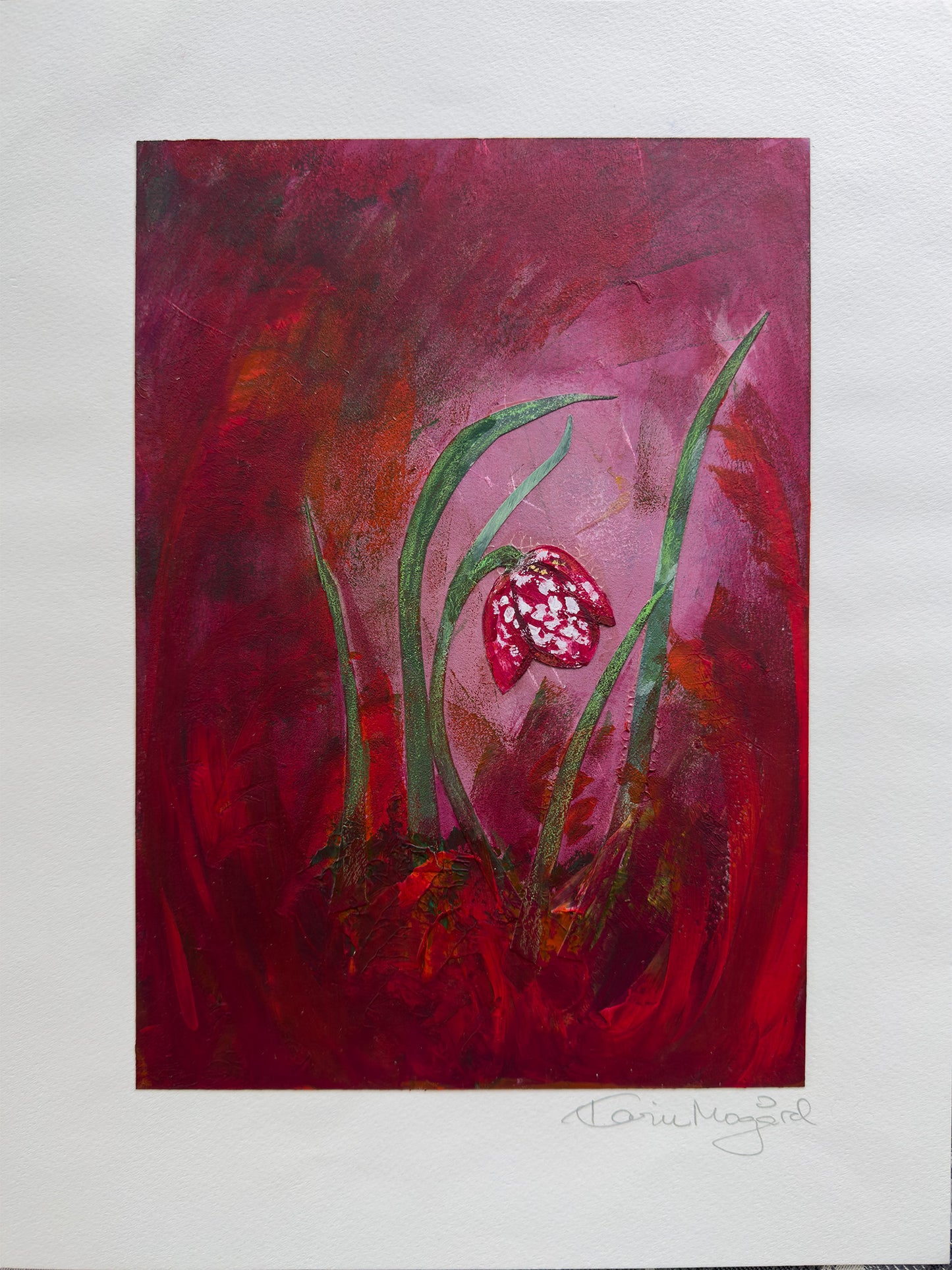Collage Rutelilje / Checkered Lily nr. 0587