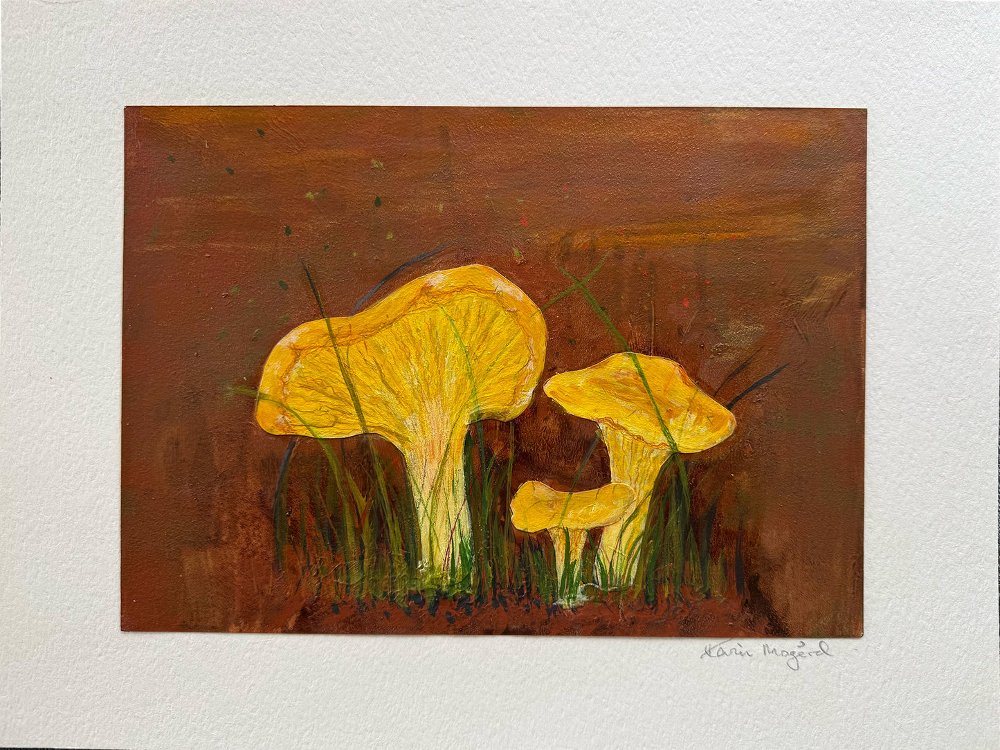 Collage Kantarell / Chanterelle nr. 0612