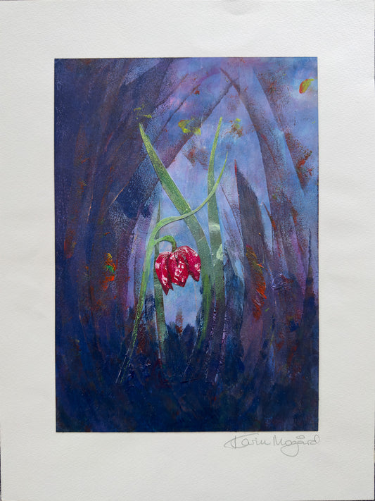 Collage Rutelilje / Checkered Lily nr. 0589