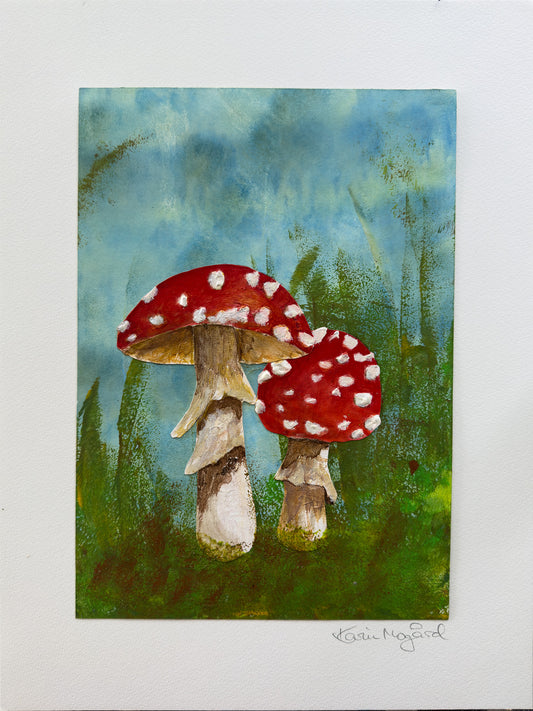 Collage Fluesopp / Red Mushroom nr. 0614