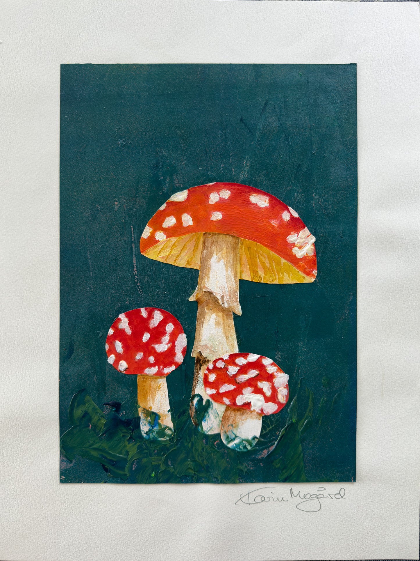 Collage Fluesopp / Red Mushroom nr. 0615
