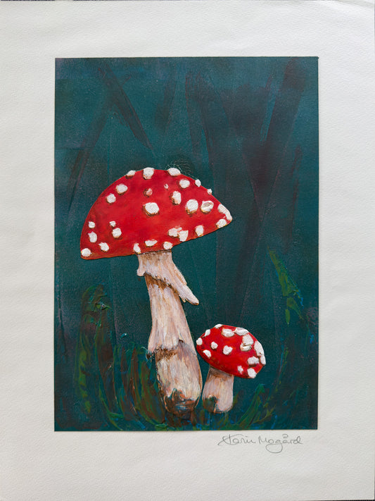 Collage Fluesopp / Red Mushroom nr. 0627