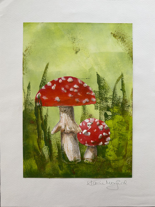 Collage Fluesopp / Red Mushroom nr. 0628