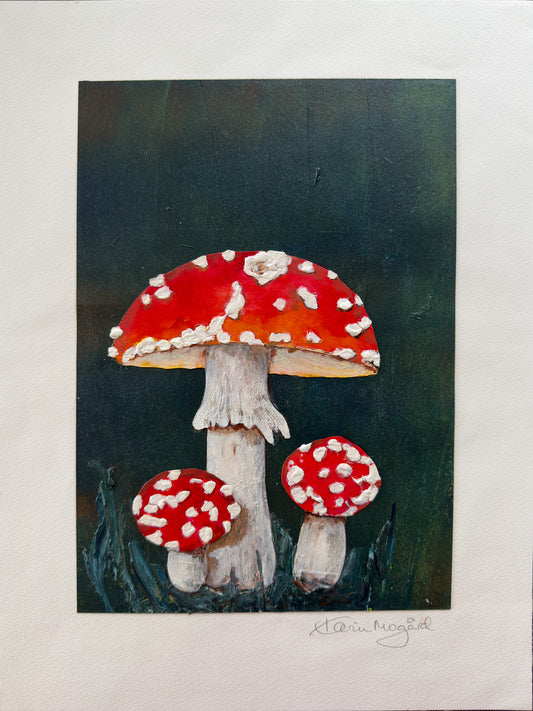 Collage Fluesopp / Red Mushroom nr. 0631