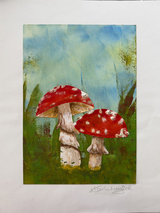 Collage Fluesopp / Red Mushroom nr. 0632