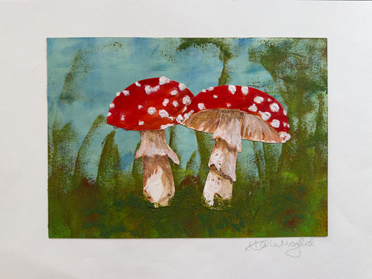 Collage Fluesopp / Red Mushroom nr. 0645